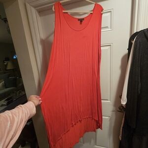 Attention 3X Red Sleeveless Dress